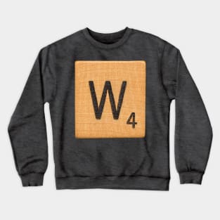 Scrabble Tile 'W' Crewneck Sweatshirt